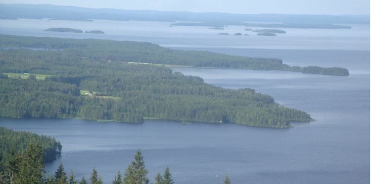 Koli-nationaal-park-Pielinenmeer-Ukko-Koli-meren-eiland-bossen-Finland