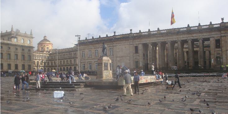 Bogota-Plaza-Bolivar-La-Candelaria-Colombia