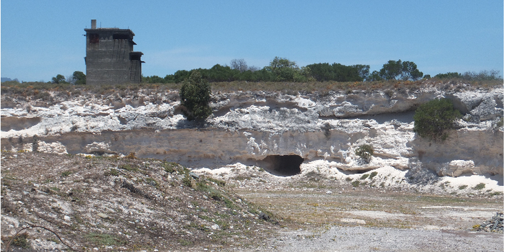Robbeneiland-gevangenis-steengroeve-grot-eiland-Nelson-Mandela-Kaapstad-Zuid-Afrika