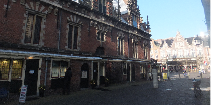 Haarlem-Grote-Markt-koopmanshuizen-Nederland