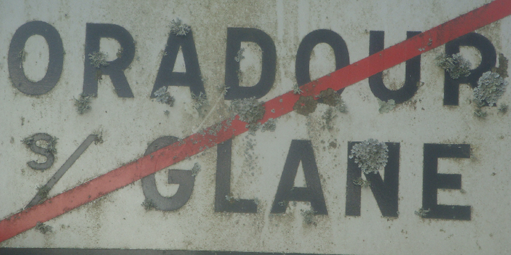Oradour-sur-Glane-Martyr-Board-Sign-France-WW2