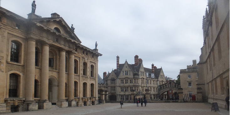 Oxford-binnenplaats-universiteit-Engeland