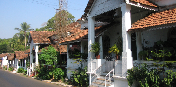 Panaji-oude-Portugese-huizen-Goa-India