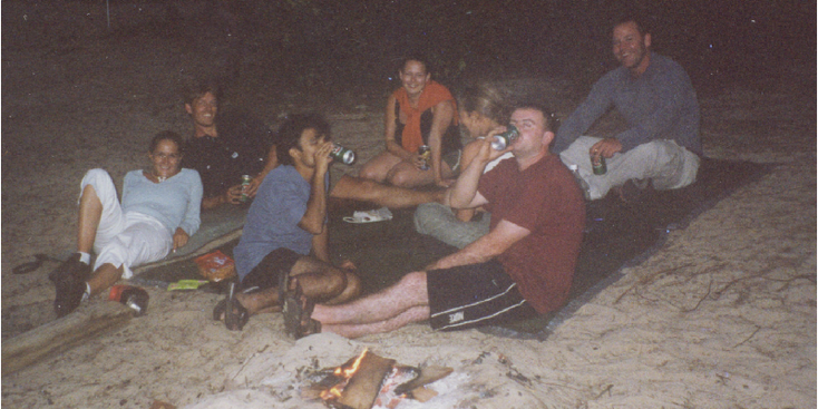 Fraser-Island-kampvuur-Australië