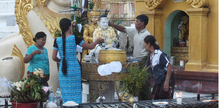 Tempel-Boeddha-Rangoon-Yangon-Birma-Myanmar
