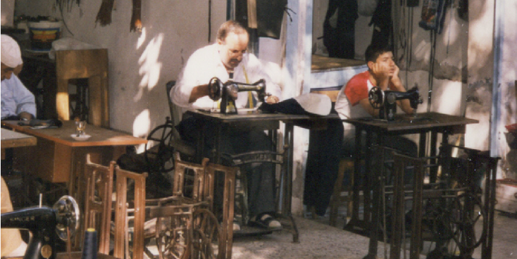 Urfa-Sianlurfa-bazaar-naaimachine-Turkije