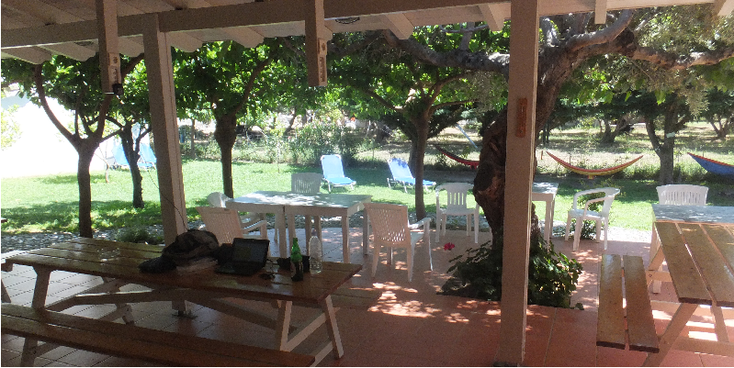 Plakias-youth-hostel-guesthouse-Terrace-Crete-Greece