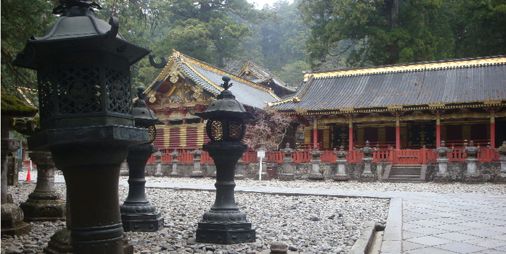 Nikko-tempel-complex-lantaarn-Japan