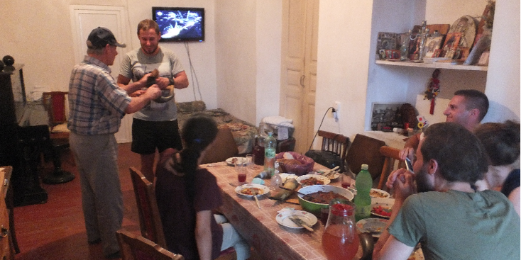 Gvetadze-homestay-eten-Kutaisi-Georgië
