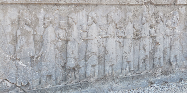 Persepolis-Darius-I-Iran-ruïnes-columns-archeologie-Perzië-Shiraz-reliefs