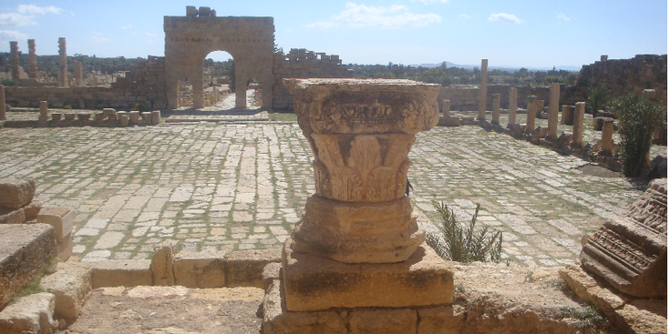 Sufetula-Sbeitla-Forum-Romeins-archeologie-Tunesië