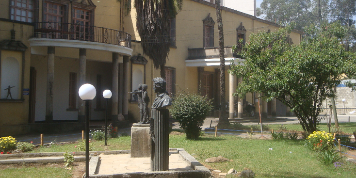Addis-Ababa-nationaal-museum-tuin-Ethiopië-hoofdstad