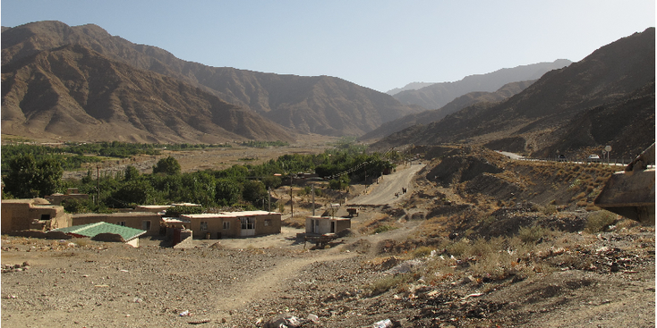 Kaluts-Mahan-dorp-bergen-Iran