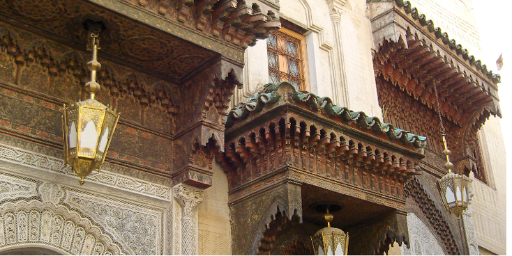 Fes-Fez-Marokko-Koningstad-hout