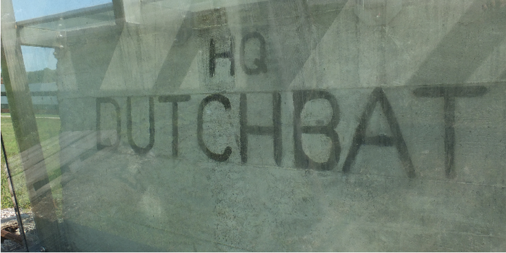 Potocari-Dutchbat-HQ-enclave-Srebrenica-basis-leger-oorlog-Bosnië-Herzegovina
