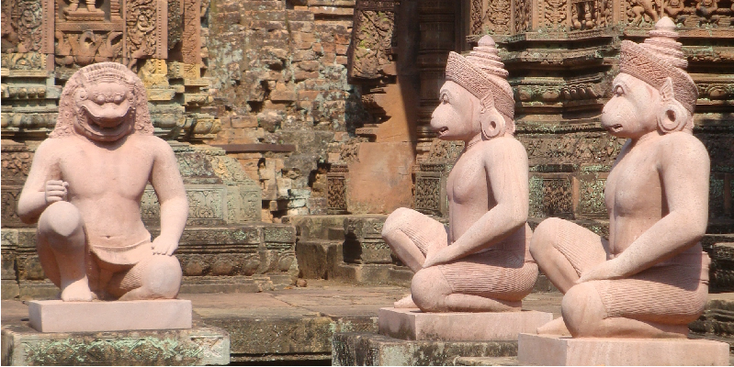 Angkor-Wat-Siem-Raep-Unesco-tempel-Bayon-Khmer-rijk-Cambodja-beelden-hoofden