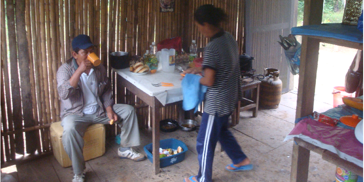 Maididi-National-Park-rieten-hut-kok-Jungle-Bolivia