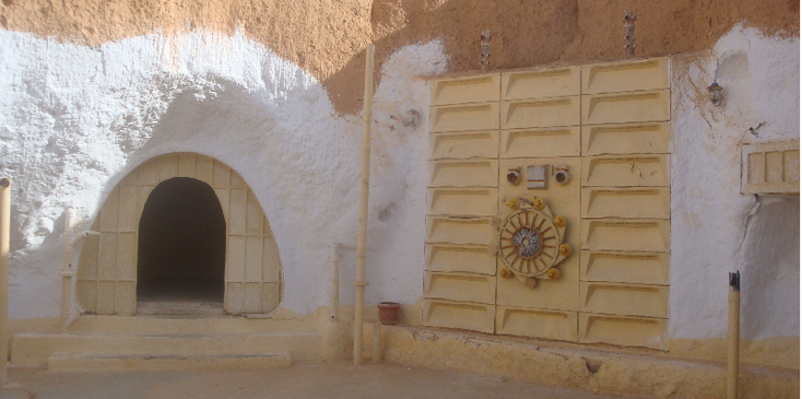 Sidi-Driss-hotel-Matmata-Troglodyte-huizen-grotwoning-Star-Wars-film-locatie-Tunesië