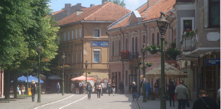 Vilnius-Kaunas-Litouwen-Baltische-Staten-hoofdstraat