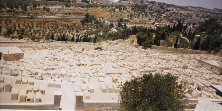 Mount-of-Olives-graven-zerken-begraafplaats-Jeruzalem-Israël