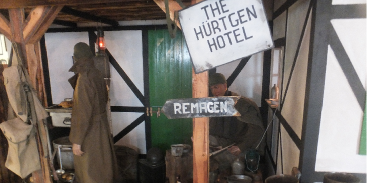 Vossenach-museum-Huertgen-Wald-slag-Hurtgen-hotel-WW2-bos-Duitsland