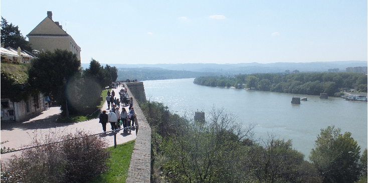 Petrovaradin-fort-Novi-Sad-Donau-Servië
