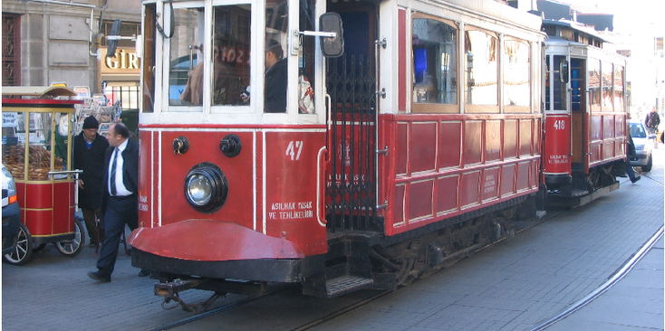 Istiklal-Caddesi-Tram-Taksim-Square-Istanbul-Turkey