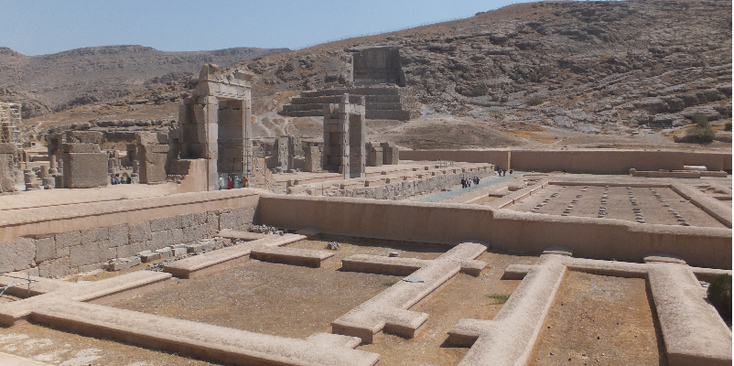 Persepolis-Darius-I-Iran-ruïnes-columns-archeologie-Perzië-Shiraz