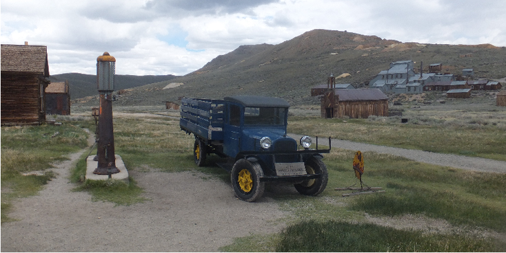 Bodie-truck-benzinestation-mijnstad-ghosttown-Verenigde-Staten