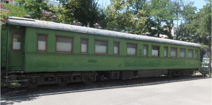 Gori-Stalin-wagon-museum-Georgië