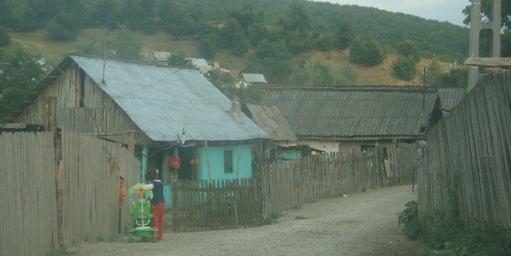 Tigveni-dorp-Roemenië