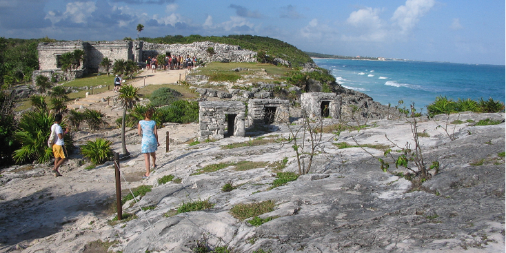 Tulum-Azteken-tempel-strand-kust-Mexico