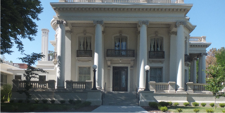 Salt-Lake-City-vijver-Mormonen-Utah-Verenigde-Staten
