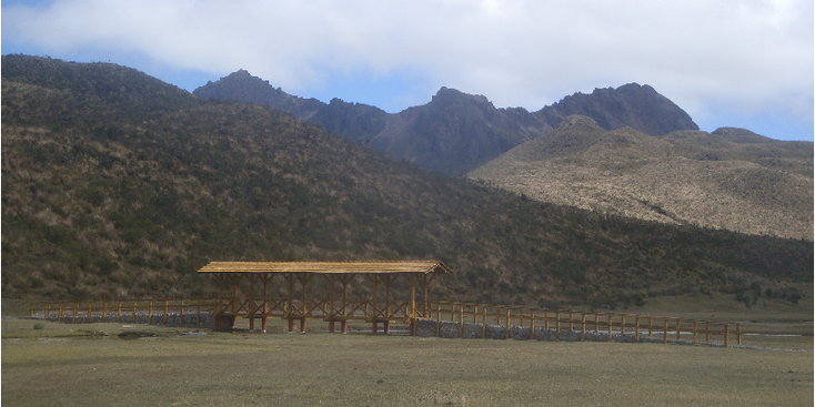 Cotopaxi-nationaal-park-vulkaan-bamboe-brug-Ecuador