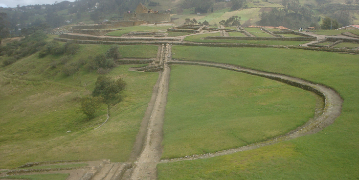 Ingapirca-Inka-Inca-ruiine-Cuenca-fundament-antiek-inheems-Ecuador