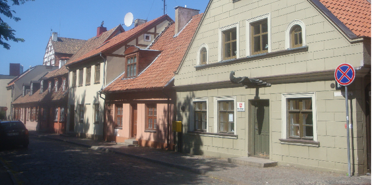 Klaipeda-gekleurde-huizen-Litouwen