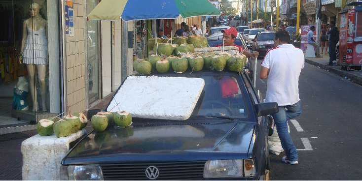 Manaus-Coconuts-For-Sale-Car-Brazil