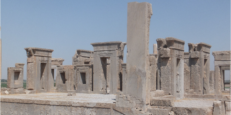 Persepolis-Darius-I-Iran-ruïnes-columns-archeologie-Perzië-Shiraz-poort