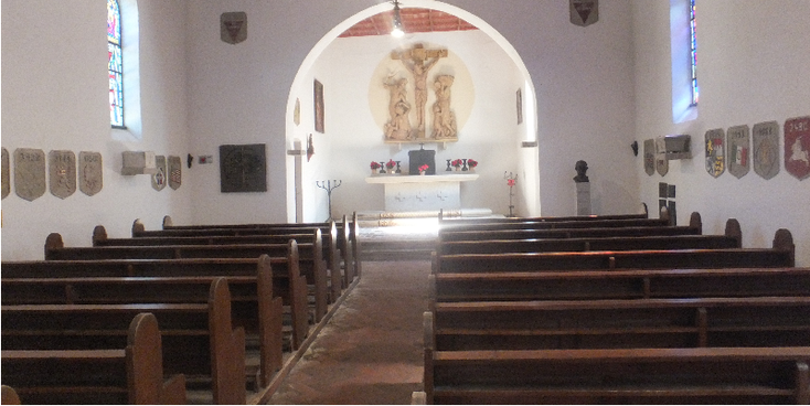Flossenburg-concentratiekamp-Gedenkstatte-kapel-nazi-SS-Duitsland