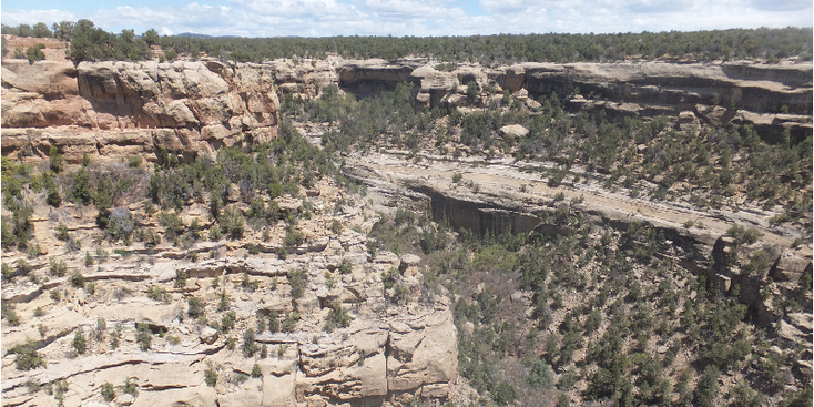 Mesa-Verde-Nationaal-park-grot-rots-woningen-vallei-Verenigde-Staten
