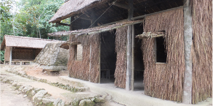 Giap-hoofdkwartier-communicatie-Tham-Quan-di-Tich-So-Chi-Huy-Chien-Dich-Muong-Phang-Vietnam