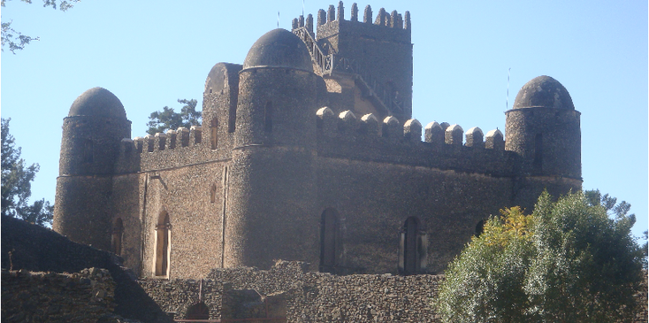 Gondor-Camelot-torens-Ethiopië-kasteel-paleis-Koninklijk-Selassie