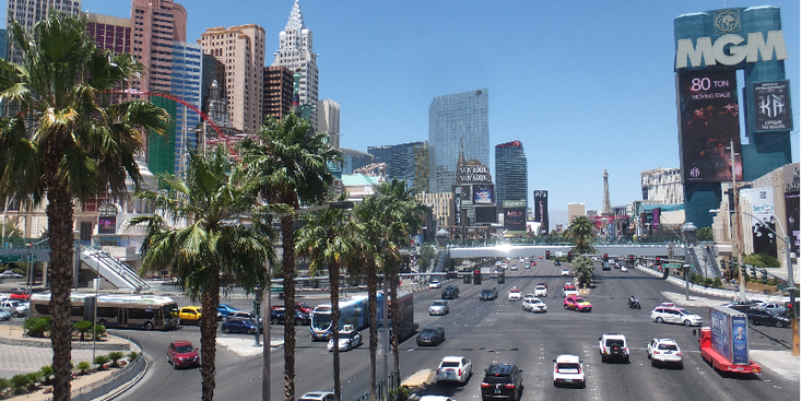 Las-Vegas-Elvis-Presley-Gokstad-Verenigde-Staten-VS-woestijn-Nevada