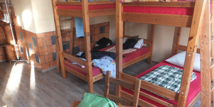 Leipzig-Globetrotter-hostel-slaapzaal-bed-Duitsland