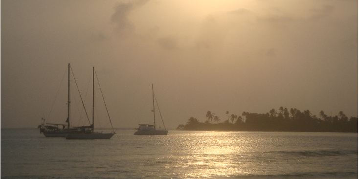 San-Blas-eilanden-Panama-zonsondergang