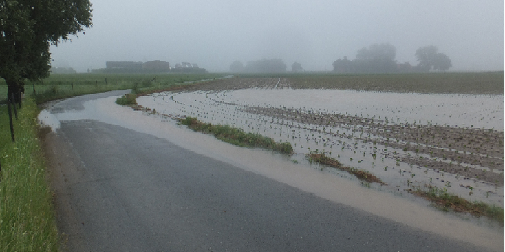 Dikkebus-ondergelopen-weilanden-overstroming-noodweer-Poperinge-Brandhoek-België