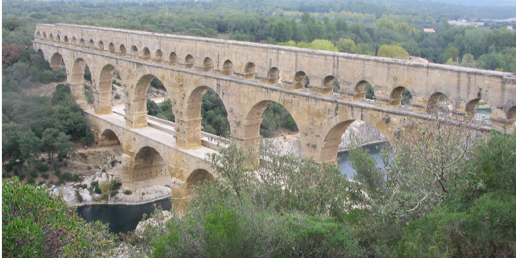 Pont-du-Gard-Roman-Aquaduct-Bridge-France