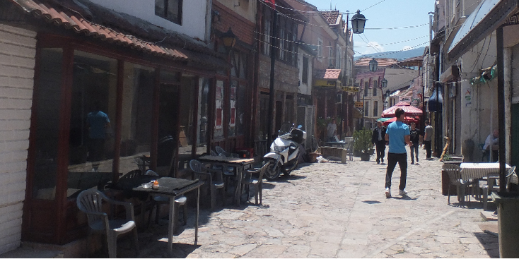 Carsija-Skopje-bazaar-Ottoman-Turks-Macedonië