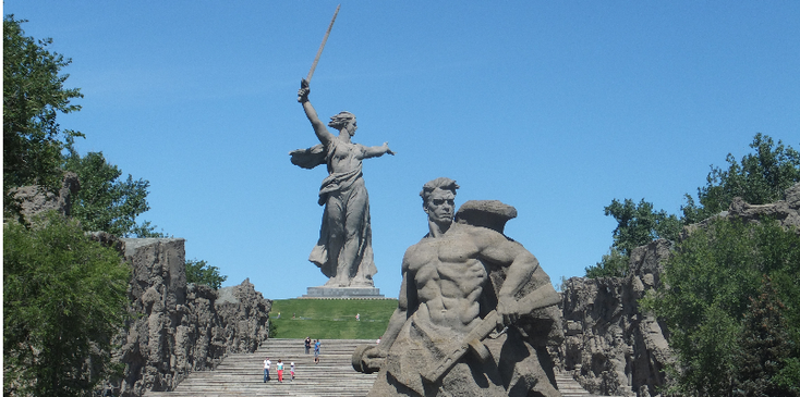 Volgograd-Mamaev-Kurgan-symbool-monument-Rusland-Stalingrad-moeder-beeld