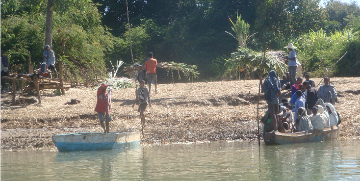 Tis-Isat-blauwe-Nijl-boot-Tana-suikerriet-rivier-Ethiopië
